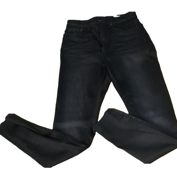 RAG & bone Jane super high rise skinny black jeans size 27 - Picture 1 of 7
